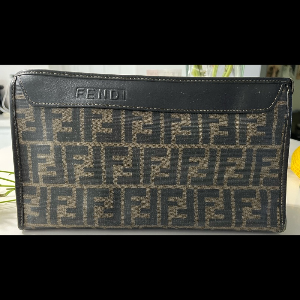Fendi Zucca Clutch